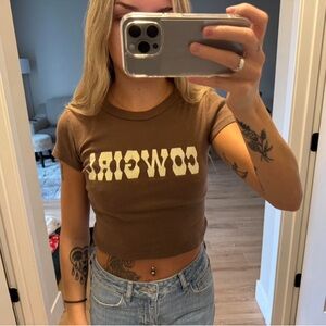 Brandy Cowgirl crop top